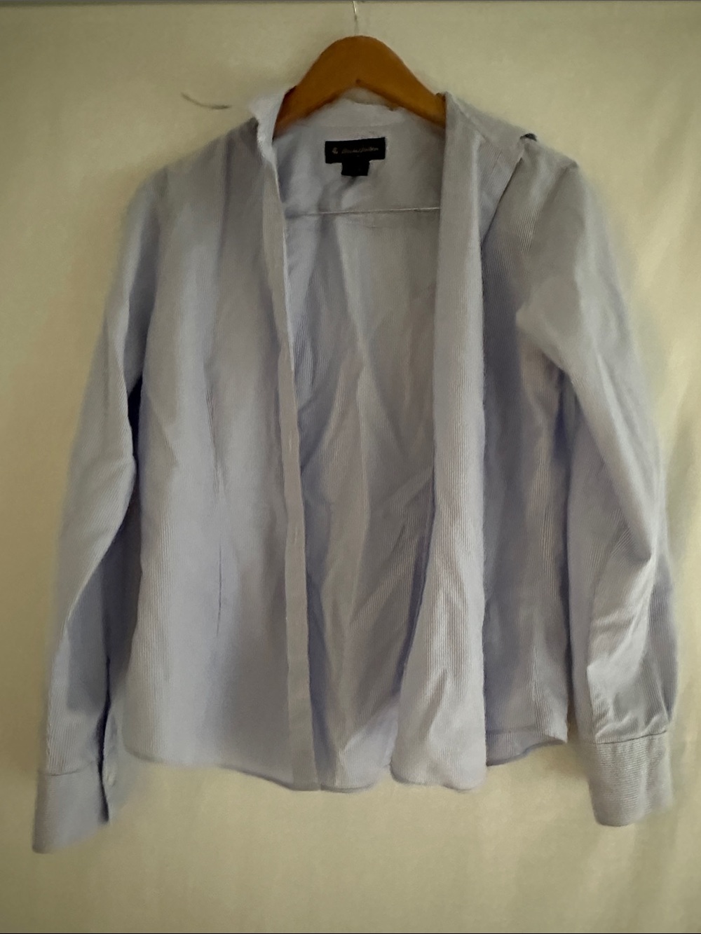 Brooks Brothers Light Blue and White Striped Dress Shirt
